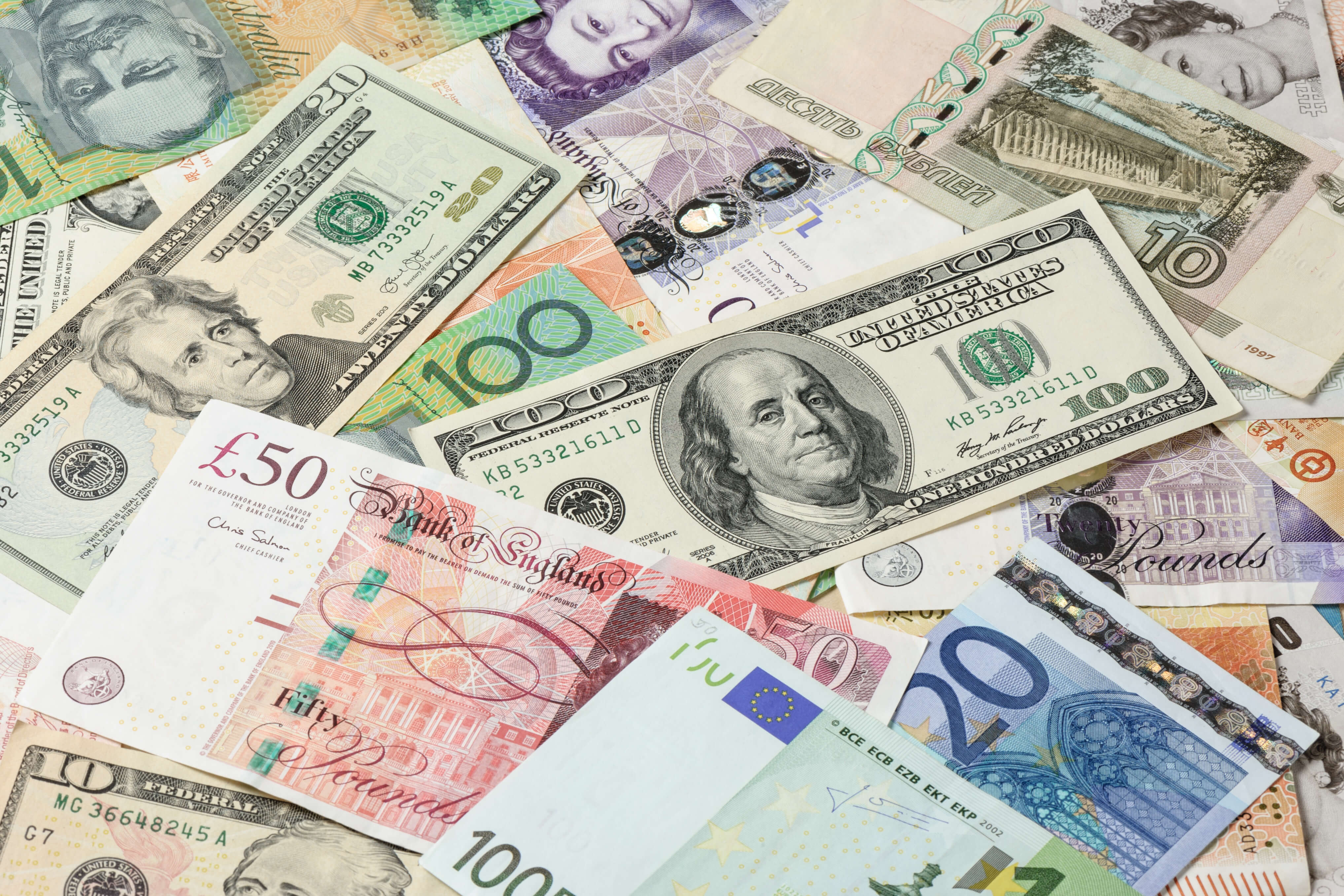 Примеры иностранной валюты
